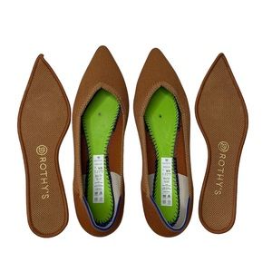 Rothys | The Point in Fawn Tan 9 Discontinued Neutral Rare